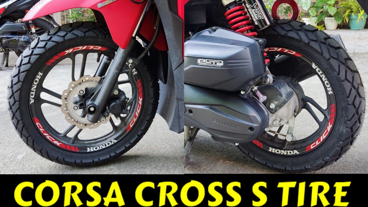 Nagpalit ng Gulong, CORSA CROSS S para sa HONDA CLICK 150i V2