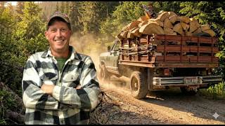 MASSIVE Tamarack Tree on Dangerous Hill | Cable Rigging FAIL