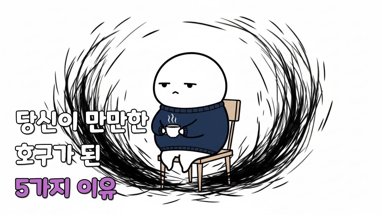 감정 낭비 멈추세요. 쓰레기를 주머니에 넣고 