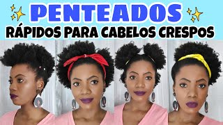 PENTEADOS RÁPIDOS PARA CABELO CRESPO CURTO