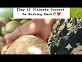 [Learning through doing day 1 - Coconut De-Husking🌴❤️🥥!]