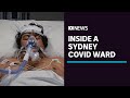 Harrowing images reveal fight for life in sydney covid hospital  abc news