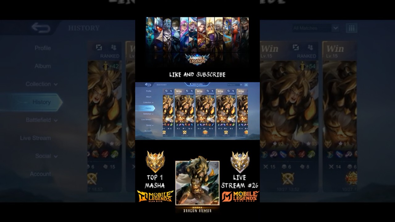 Pakistan Rank 1 Masha 90% Win Rate Last 20 Matches | Finally Mythic Immortal 