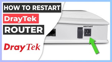🔄 How to Restart DrayTek Router