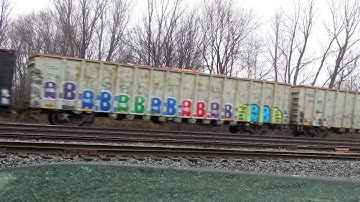 CSX Trash Train Westbound 4K UHD