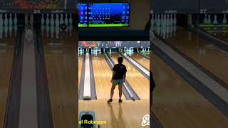 🔥When The Babe gets one of them Ooo Wee strikes! 🎳💥#bowling #shorts #fun