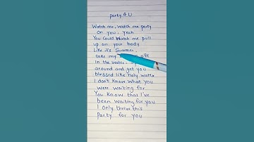 Thumbnail of Charli XCX - party 4 u (Lyrics) #party4u #charlixcx #lyrics