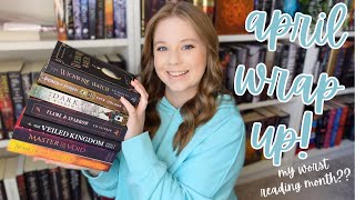april wrap up 💔 was this my worst reading month yet??