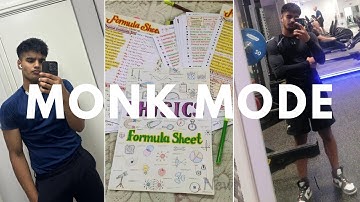FULL GUIDE TO MONK MODE: Get incredible grades, build an amazing physique and achieve your goals
