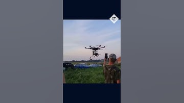 Ukrainians equip drone with a machine gun