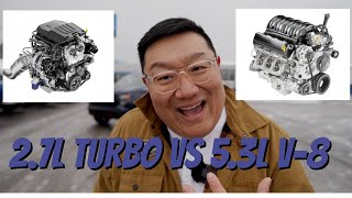 YOU NEED TO BUY THE 2.7L TURBO! NOT THE 5.3L V8 FOR THE CHEVY SILVERADO CUSTOM TRAIL BOSS!