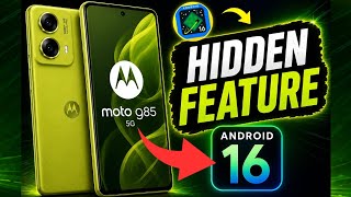 Motorola Moto G85 5G Android 16 Hidden Feature | New Modes Option
