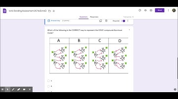 Ionic Bonding Assessment (A) NoExtraQ - Google Forms