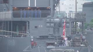 自衛艦旗掲揚 海上自衛隊 佐世保基地