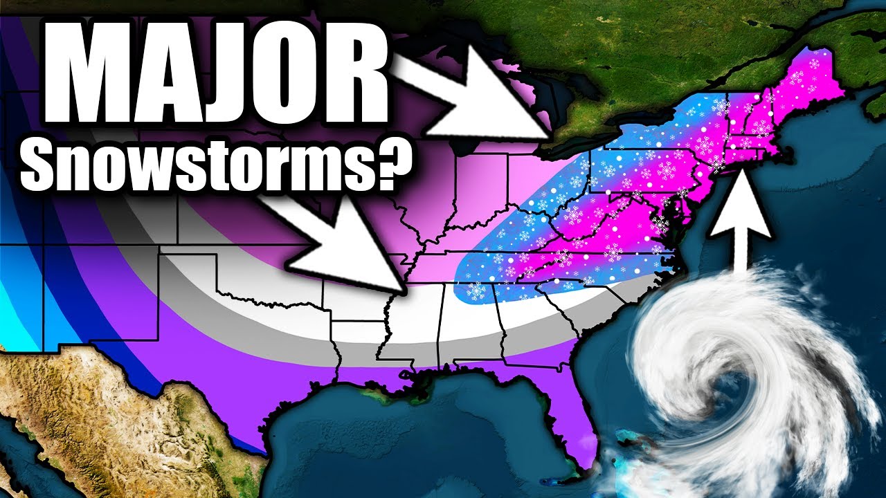 Models show Major Snowstorms & Brutal Arctic Blasts Upcoming - YouTube