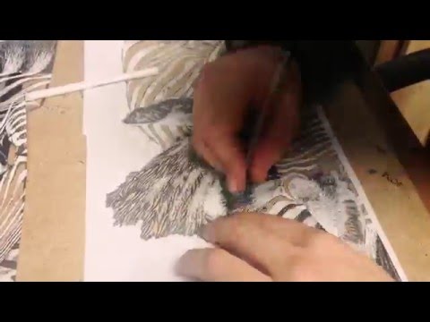 Zebra Print Stencil