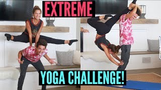 Extreme Yoga Challenge With My Sister Brent Rivera