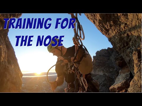 Training for The Nose. Big Wall Hauling and Sleeping on a Portaledge