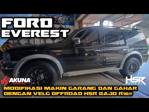 MODIFIKASI FORD EVEREST MAKIN GARANG DAN GAHAR DENGAN VELG OFFROAD HSR BAJO R16!!!