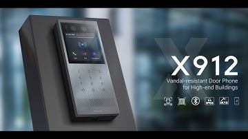 Akuvox X912- Vandal Resistant Smart Door Intercom & QR Code scanning | Cohesive Technologies