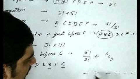 Permutation and Combination for CAT 2015 (Part 2 of 3)