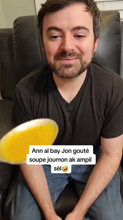 M bay Jon anpil sèl poum wè reaction l😆 #haitianfood #haitiancreator #haiti #haitiancreole #ligouwi
