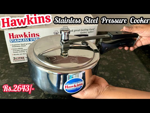 Hawkins Stainless Steel Pressure Cooker 3 L Review - Mishry