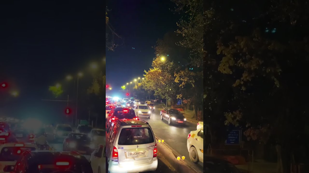 Night view of Delhi  short  delhi  travel