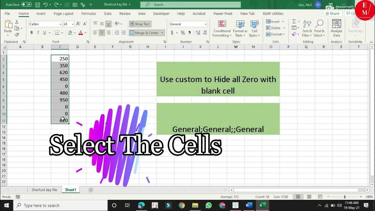 Want to hide zero in cells hide 0 values in excel formula how to