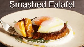 Smashed Falafel (no deep-frying necessary)
