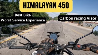 Himalayan 450 Service Experience | himalayan 450 accessories | Carbon Racing Visor | Windshield