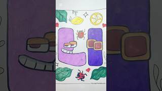 Coloring the Letter L ✨ | Alphabet Art #shorts  #coloringforkids #shortvideo