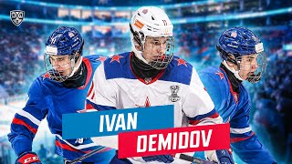Ivan Demidov is 18-year-old forward from SKA Saint Petersburg