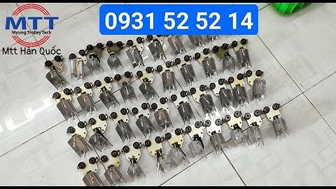 Con trượt dẫn cáp ray C cầu trục - Con lăn cáp ray C cầu trục - Máng C cầu trục - Ray C cầu trục