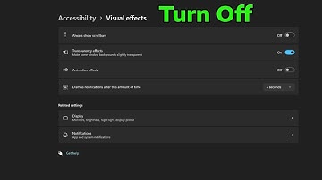 How To Turn Off Animations in Windows 11
