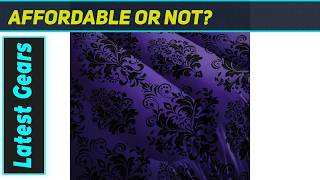 Nttopship Violet Gothic Comforter: Stunning Bedroom Upgrade