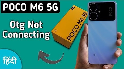 Poco M6 5G Otg connect Nehi ho raha, how to solve Otg not connecting in poco, activate Otg settings