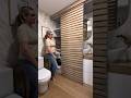 bathroom wardrobe design and vanity design #shorts #ytshorts #viralvideo @RizwanInteriorDesigns