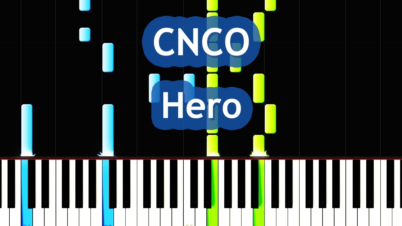 CNCO - Hero Piano Tutorial