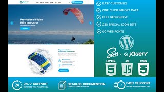 Skymaster - Paragliding WordPress Theme