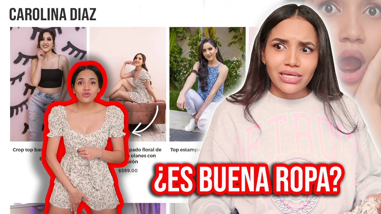 LA VERDAD de la LINEA DE ROPA de CAROLINA DIAZ 😰 - YouTube