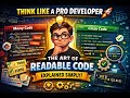 The Art of Readable Code explained simply 🧠✨