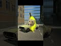 The banana cat who honked the horn?/車のクラクションを鳴らしたバナナ猫？#shorts #gmod #bananacat