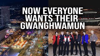 HYBE CASHING OUT ON BTS, WESTER LABELS SEARCHING FOR THEIR GWANGHWAMUN, ETC