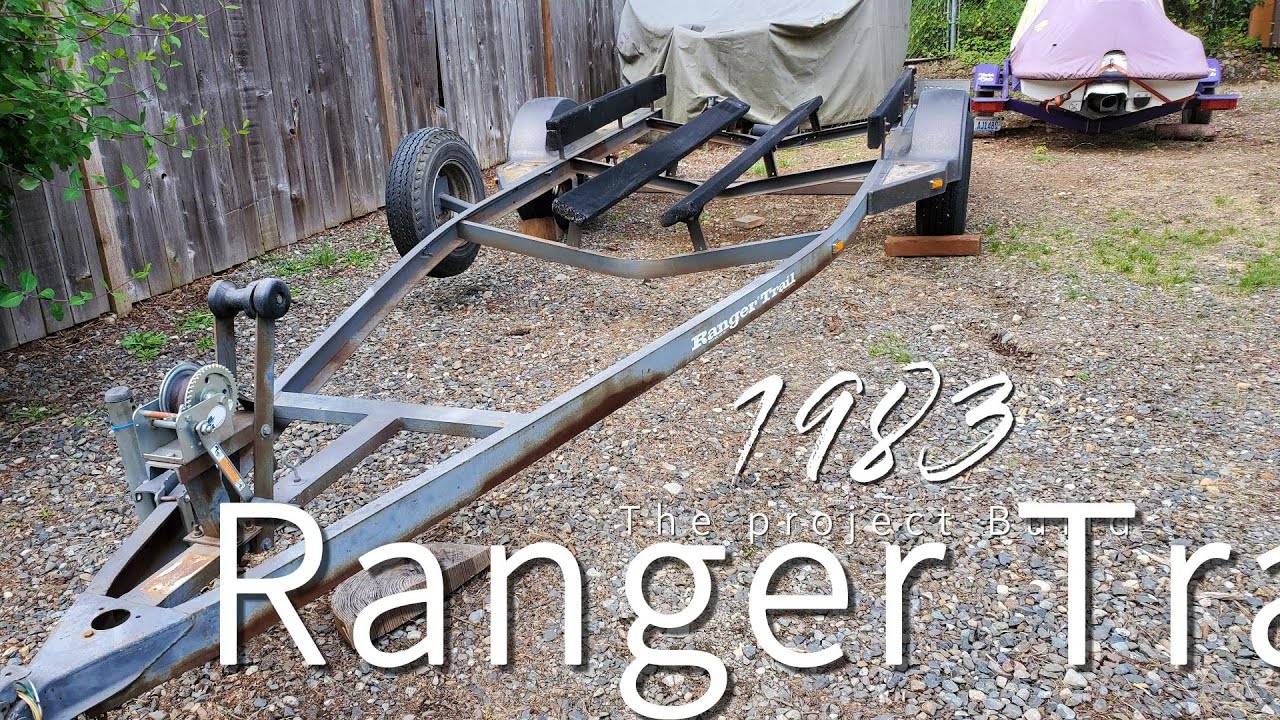 1983 Ranger Trail Bass Boat Trailer Restortion - YouTube