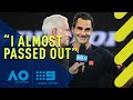 Roger Federer's hilarious post match interview - Australian Open | Wide World of Sports