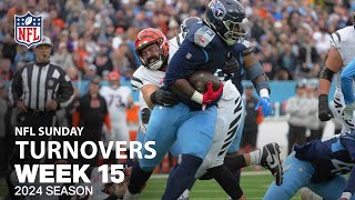 Every Turnover From Sunday | NFL 2024 Season Week 15