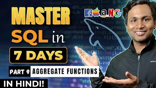 PART 9 - AGGREGATE FUNCTIONS 💯Zero to HERO - Queries + Coding #etltesting #sql #bigdata #coding