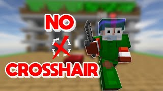 Bedwars With No Crosshair | Hypixel Bedwars