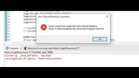 FIX: Could Not Create the Java Virtual Machine. (Solved)